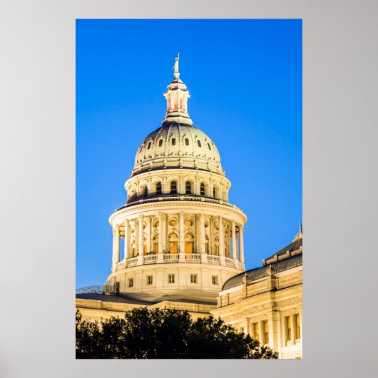 VS, Texas, Austin. Capitolgebouw (1888) 2 Poster (Voorkant)