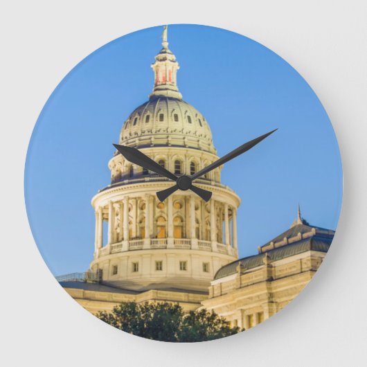 VS, Texas, Austin. Capitolgebouw (1888) 3 Grote Klok (Voorkant)