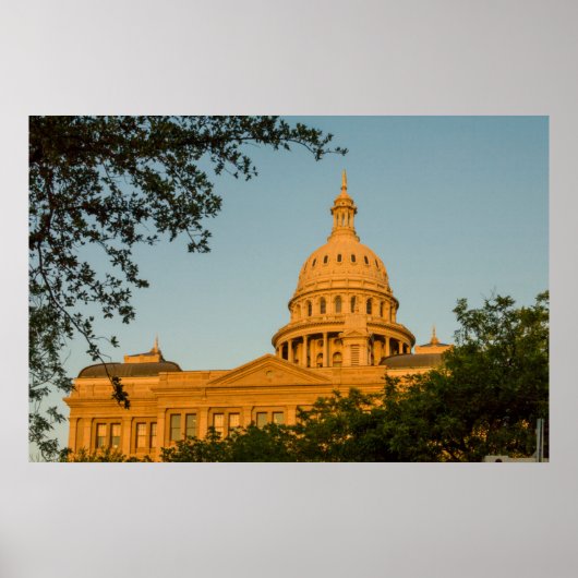 VS, Texas, Austin. Capitolgebouw (1888) Poster (Voorkant)