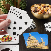 VS, Texas, Austin. Capitool (1888) 2 Pokerkaarten (Insitu)