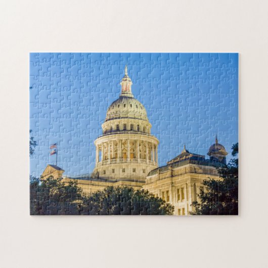 VS, Texas, Austin. Capitool (1888) 3 Legpuzzel (Horizontaal)