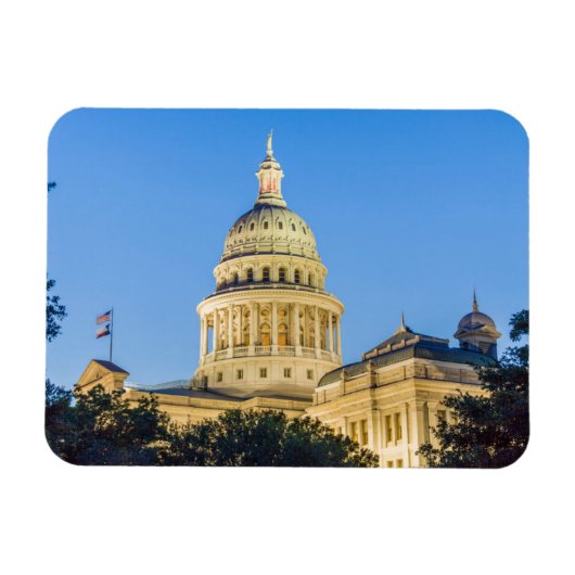 VS, Texas, Austin. Capitool (1888) 3 Magneet (Horizontaal)