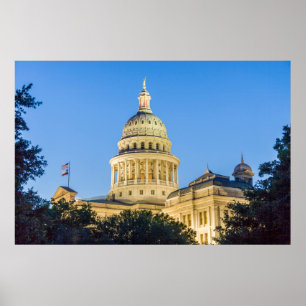 VS, Texas, Austin. Capitool (1888) 4 Poster
