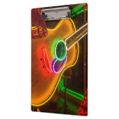 VS, Texas, Austin. Neon Guitar bij Blackmail Klembord (Links)