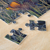 VS, Texas, Big Bend NP. Een zanderige roze schemer Legpuzzel (Zijkant)
