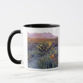 VS, Texas, Big Bend NP. Een zanderige roze schemer Mok (Links)