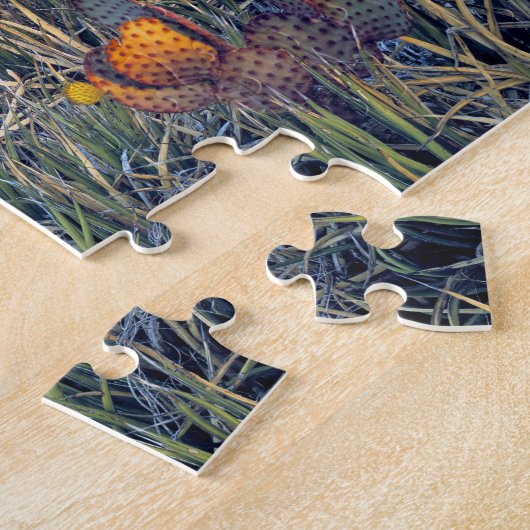 VS, Texas, Big Bend NP. Een zandroze schemering Legpuzzel (Zijkant)