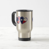VS-Texas-Flag-Heart Reisbeker (Voorkant links)