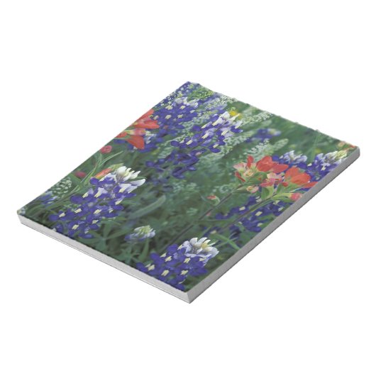 VS, Texas Hill Country. Blauwbijen en blauwvintoni Notitieblok (Linkerzijde)