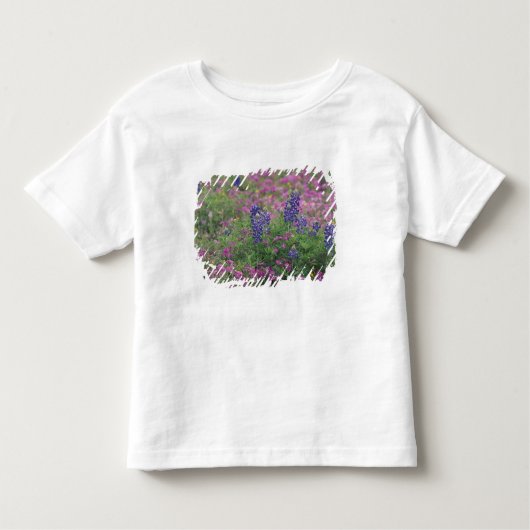 VS, Texas Hill Country. Bluebonnets onder phlox Kinder Shirts (Voorkant)