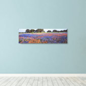 VS, Texas, Llano. Bluebonnets en redbonnets Canvas Afdruk (Insitu (Houten vloer))