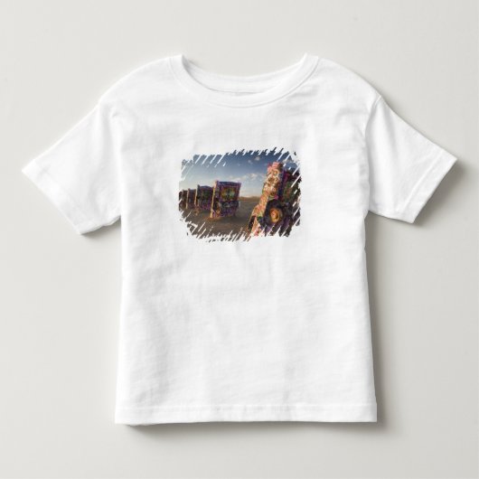 VS, TEXAS, Panhandle gebied, Amarillo: Cadillac 2 Kinder Shirts (Voorkant)