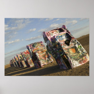 VS, TEXAS, Panhandle gebied, Amarillo: Cadillac Poster
