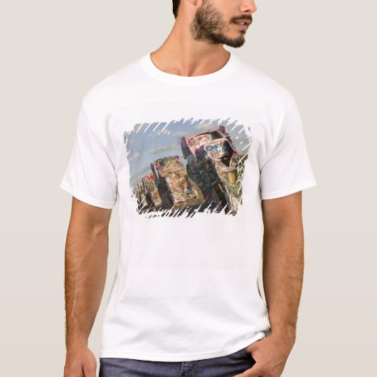 VS, TEXAS, Panhandle gebied, Amarillo: Cadillac T-shirt (Voorkant)