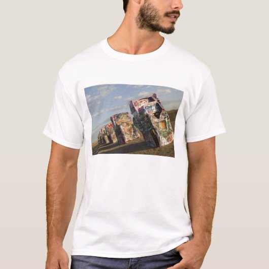 VS, TEXAS, Panhandle gebied, Amarillo: Cadillac T-shirt (Voorkant)