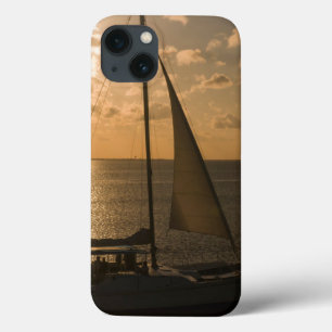 VS, Texas, South Padre Island. Zeilboot Case-Mate iPhone Case
