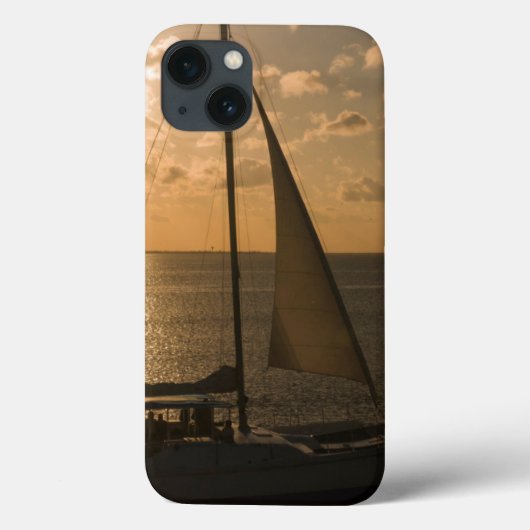 VS, Texas, South Padre Island. Zeilboot Case-Mate iPhone Case (Achterkant)
