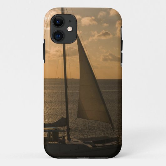 VS, Texas, South Padre Island. Zeilboot Case-Mate iPhone Case (Achterkant)