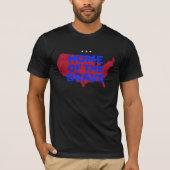 VS-thuis van het brein. Patriottische T-Shirt (Voorkant)