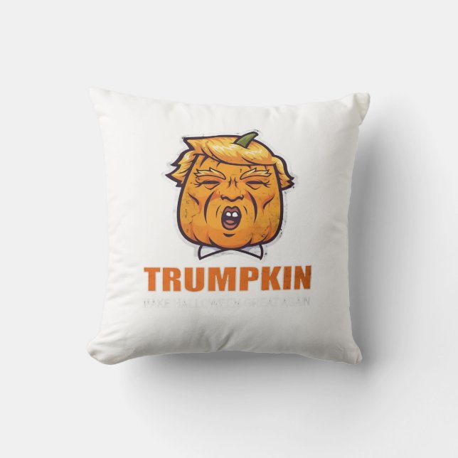 VS Trumpkin maken Halloween weer geweldig kostuum  Kussen (Voorkant)