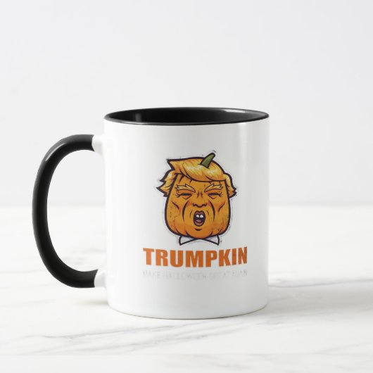 VS Trumpkin maken Halloween weer geweldig kostuum Mok (Links)