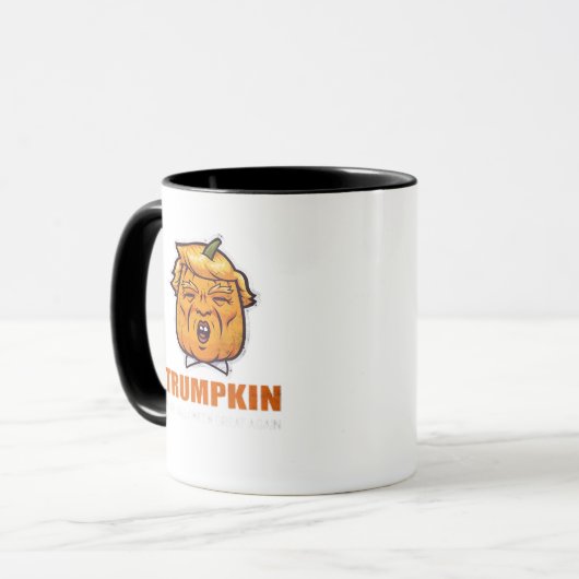 VS Trumpkin maken Halloween weer geweldig kostuum  Mok (Voorkant links)