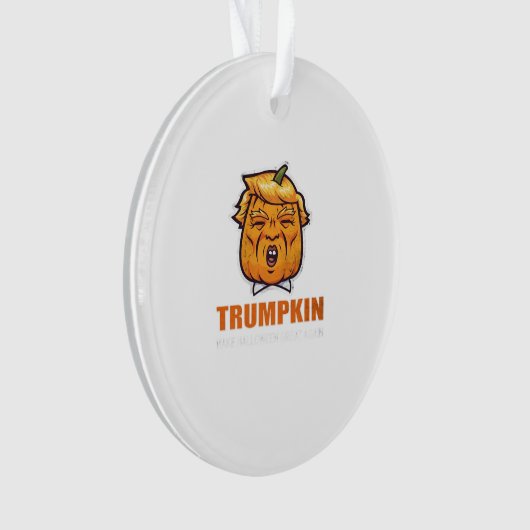 VS Trumpkin maken Halloween weer geweldig kostuum  Ornament (voorkant)