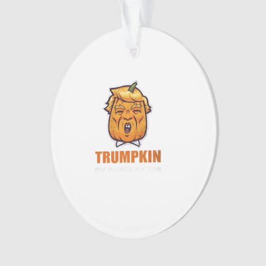 VS Trumpkin maken Halloween weer geweldig kostuum  Ornament (voorkant)