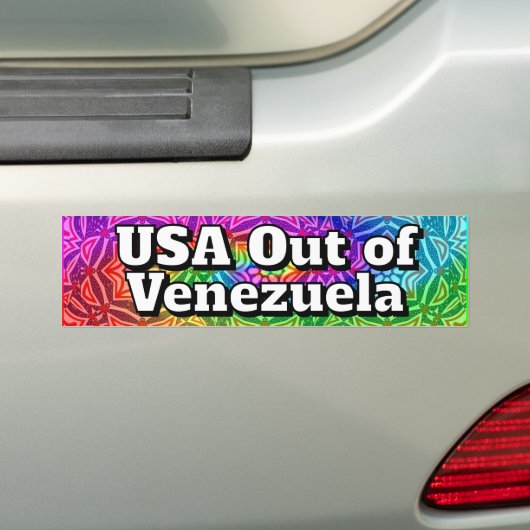 VS uit Venezuela Bumpersticker (Op auto)