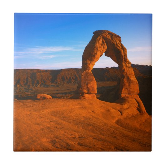 VS, Utah, Arches National Park, Delicate Arch Tegeltje (Voorkant)