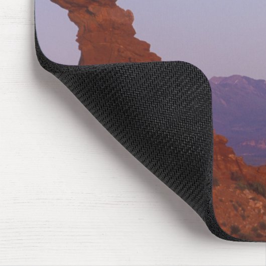 VS, Utah, Arches NP, Full Moon Rising bij Muismat (Hoek)