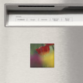 VS, Utah, Cache Valley Tulpen in een tuin Magneet (Insitu (Vaatwasser))