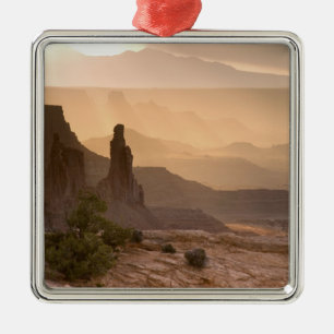 VS; Utah; Canyonlands National Park. Uitzicht op Metalen Ornament