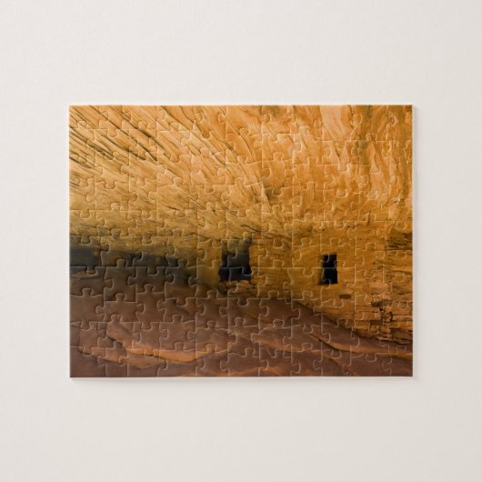 VS, Utah, Cedar Mesa, Mule Canyon. Sandsteen Legpuzzel (Horizontaal)