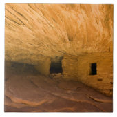 VS, Utah, Cedar Mesa, Mule Canyon. Sandsteen Tegeltje (Voorkant)