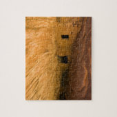 VS, Utah, Cedar Mesa, Mule Canyon. Zandsteen Legpuzzel (Verticaal)