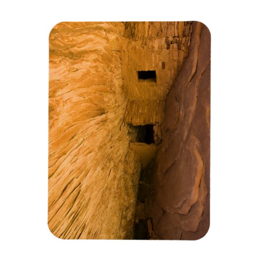 VS, Utah, Cedar Mesa, Mule Canyon. Zandsteen Magneet (Verticaal)