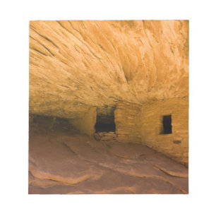 VS, Utah, Cedar Mesa, Mule Canyon. Zandsteen Notitieblok