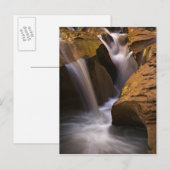 VS, Utah, Escalante Wilderness. Waterval in 2 Briefkaart (Voorkant / Achterkant)