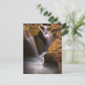 VS, Utah, Escalante Wilderness. Waterval in 2 Briefkaart (Staand voorkant)