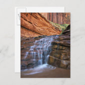 VS, Utah, Escalante Wilderness. Waterval in Briefkaart (Voorkant / Achterkant)