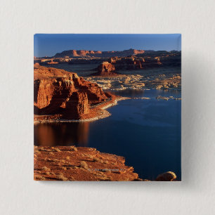 VS, Utah, Glen Canyon Nationaal Herstelgebied 2 Vierkante Button 5,1 Cm