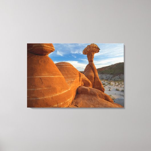 VS, Utah, Grand Staircase Escalante-National Canvas Afdruk (Voorkant)
