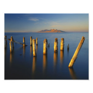 VS, Utah, Great Basin, Saltair, Great Salt Foto Afdruk