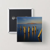 VS, Utah, Great Basin, Saltair, Great Salt Vierkante Button 5,1 Cm (Voorkant /achterkant)