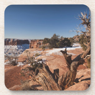 VS, Utah, Moab. Nationaal park Canyonlands, Drankjes Onderzetter