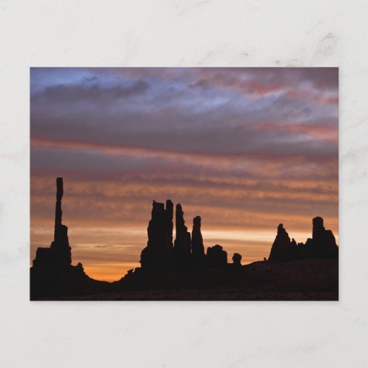 VS, Utah, Monument Valley National Park. 2 Briefkaart (Voorkant)