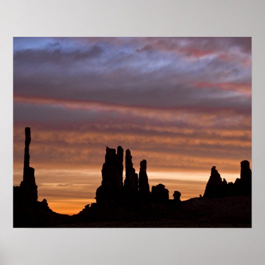 VS, Utah, Monument Valley National Park. 2 Poster (Voorkant)