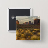 VS, Utah, Monument Valley National Park. Vierkante Button 5,1 Cm (Voorkant /achterkant)