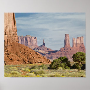 VS, Utah, Monument Valley Navajo Tribal Park. Poster
